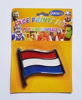 Holland Oranje Rood wit blauw vlag Schmink