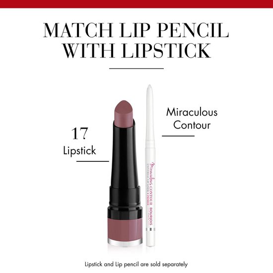 Bourjois Rouge Velvet The Lipstick Fall Shades - 17 From Paris with Mauve