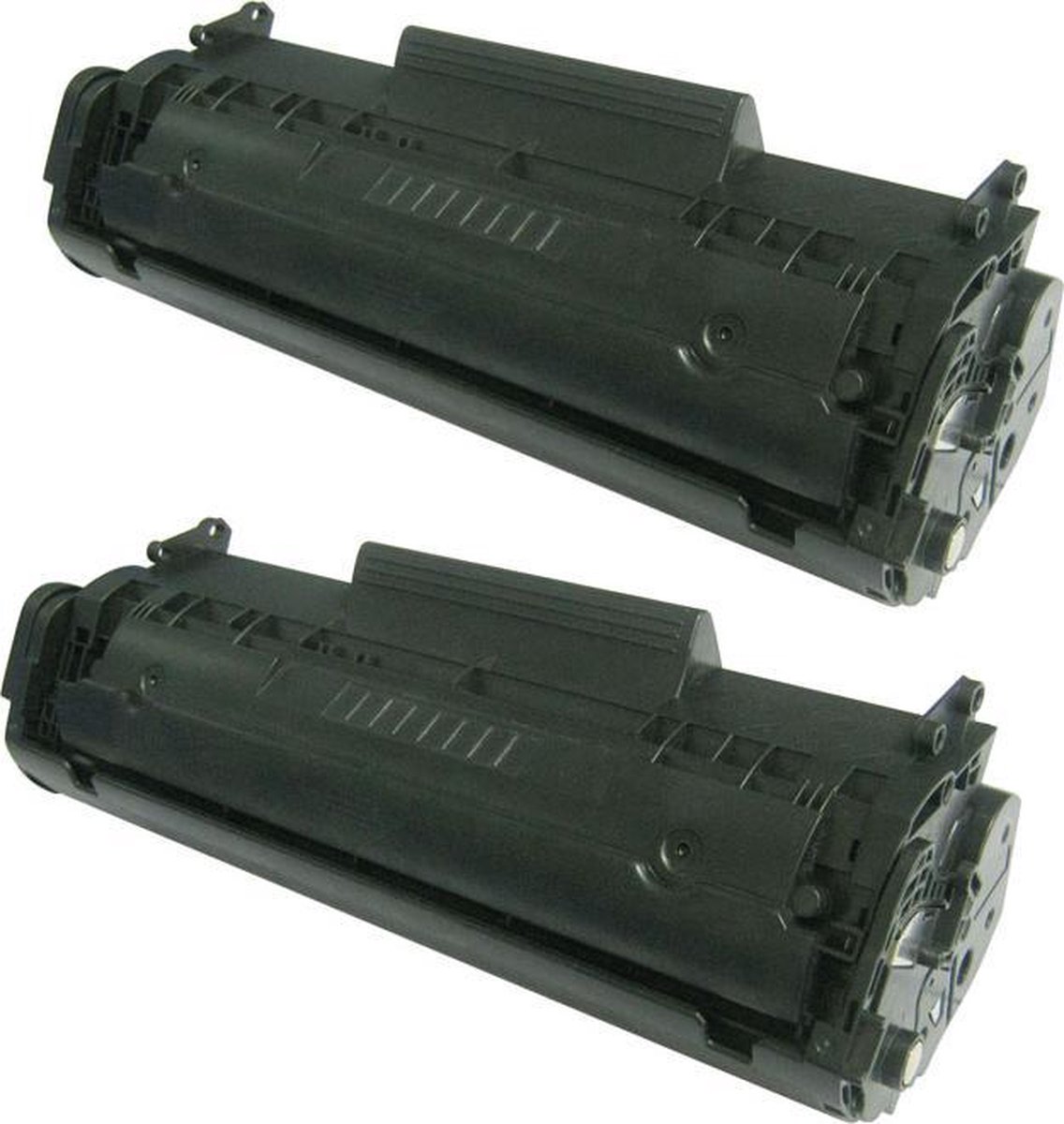 KATRIZ® Huismerk Toner 2x Q2612A (HP 12A) / Canon FX10 – Zwart – 2x 2.000 Pagina’s – Geschikt voor HP LaserJet 1010/1012/1015/Canon FAX-L100 Canon i-SENSYS MF4150 Canon Image Class MF4150 Canon Satera MF4120