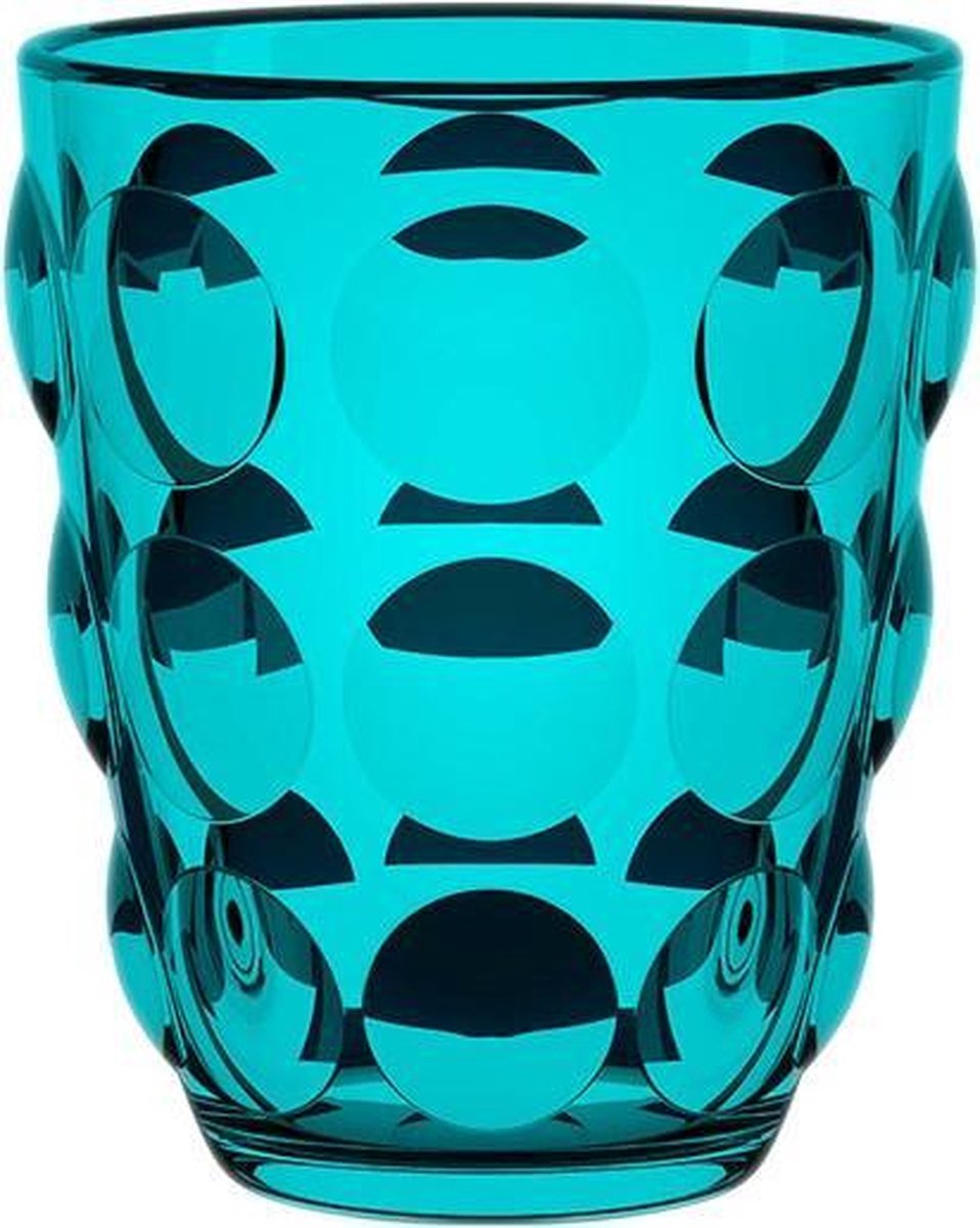 Italesse waterglas Bolle tumbler Colorpro� blauw handgemaakt