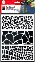 Art  Stencil - Dina4 Dierenprint combinatie