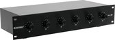 OMNITRONIC PA 6-Zone Mono Vol Contr 45W bk