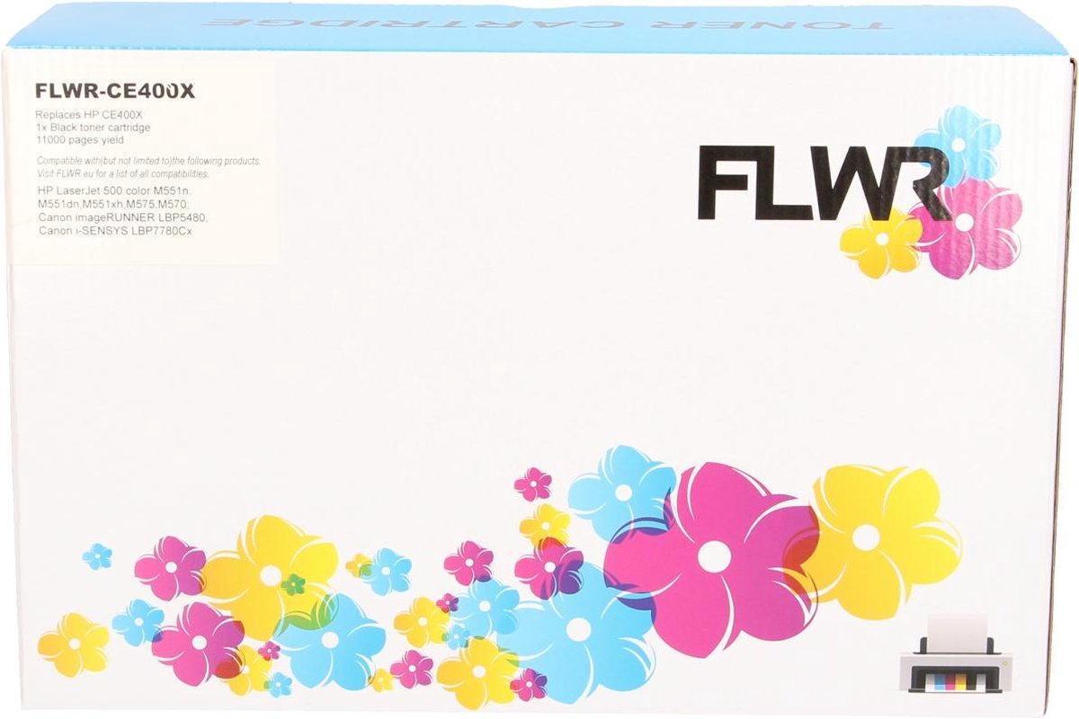 FLWR - Toner / 507X / Zwart - Geschikt voor HP