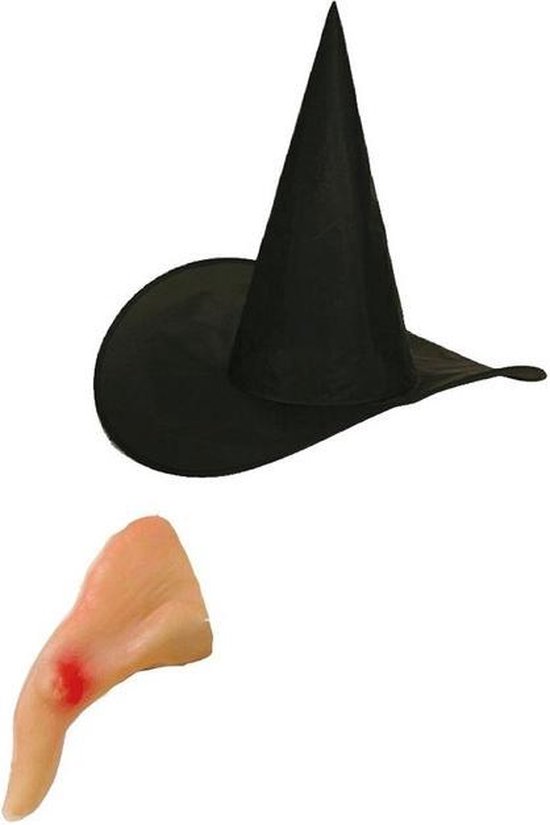 Ensemble d'habillage de sorcière pour enfants avec chapeau et nez | bol.com