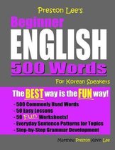 Omslag Preston Lee's Beginner English 500 Words For Korean Speakers