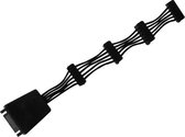 Silverstone CP06-E4 SATA-kabel 0,19 m Zwart