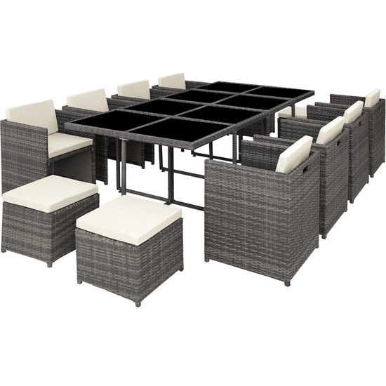 TecTake Loungeset - wicker zitgroep Veneti - 402698 - Advertentie 793024