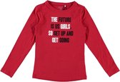Name it Meisjes T-shirt - True Red - Maat 104