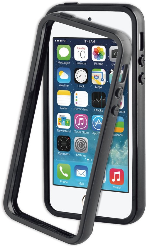 inhalen Afgekeurd inch BeHello Bumper Case voor Apple iPhone 5/5S - Zwart | bol.com