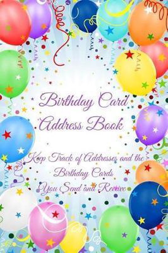 Birthday Card Address Book, T M Powell 9781523468638 Boeken