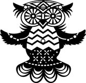 Marabu Schaduwbeeld sjabloon 15x15 cm - M06 Vliegende Uil