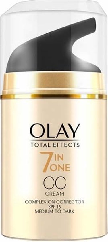 Olay Total Effects 7 in 1 CC Cream Complexion Corrector Spf15 Medium To  Dark 50ml | bol.com
