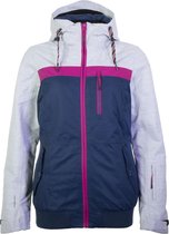 Icepeak Keira Ski Jas  Wintersportjas - Maat 38  - Vrouwen - grijs/roze/blauw