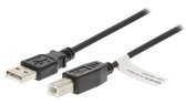Valueline USB naar USB-B kabel - USB2.0 - 1 meter