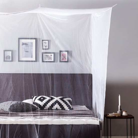 Moustiquaire Lumaland - moustiquaire - moustiquaire - Rectangulaire - 220 x 200 x 210 cm - Polyester - Blanc