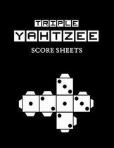 Triple Yahtzee Score Sheets