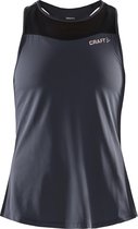 Craft Charge St Singlet Dames Sporttop - Asphalt/Touch - S