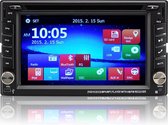 Voltario® universele 2 DIN Autoradio – Windows – 6.2’ beeldscherm – GPS -iPhone en android