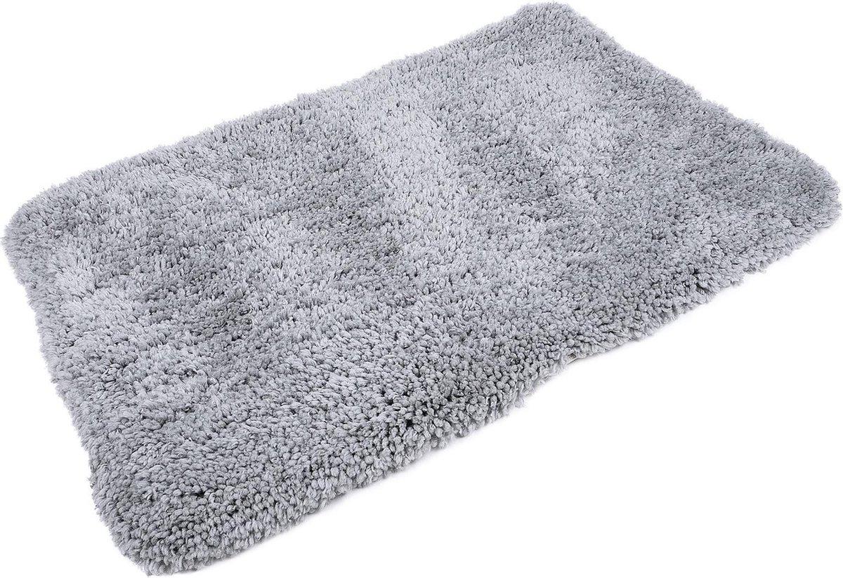 Lex & Max Shaggy - Benchmat - 109X69 cm - Grijs