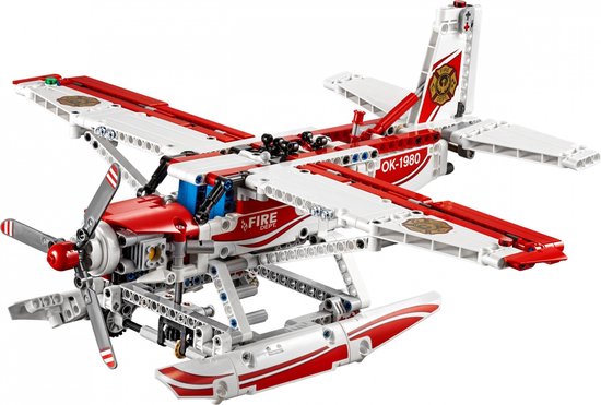 LEGO Technic Brandblus Vliegtuig - 42040 | bol.com