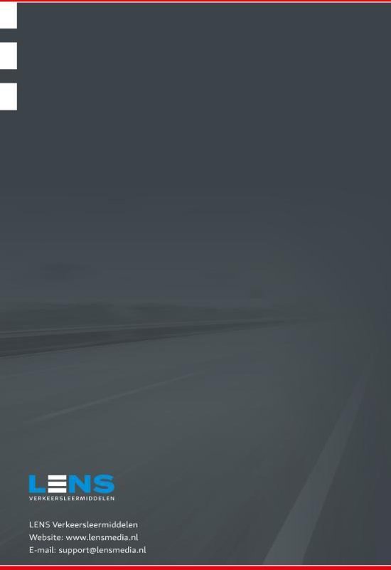 Lens verkeersleermiddelen Praktijk leren auto, S. Greving
