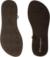 Bandajanas slipper , laag , donkerbruin