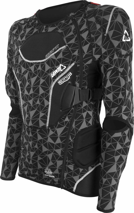 Leatt 3DF AirFit Lite Body Protector, zwart Maat XXL