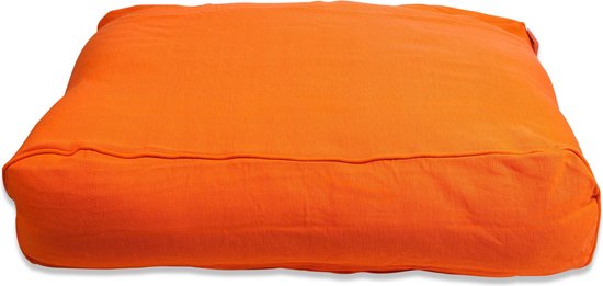 Lex & Max Professional - Hondenkussen - Ligzak - Oranje - 90x60x21cm