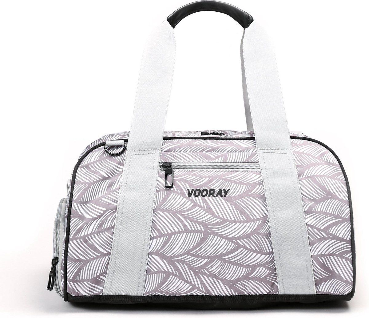 Vooray Burner Gym - 23L Compacte sporttas met schoenenvak (Feather Gray) - Vooray