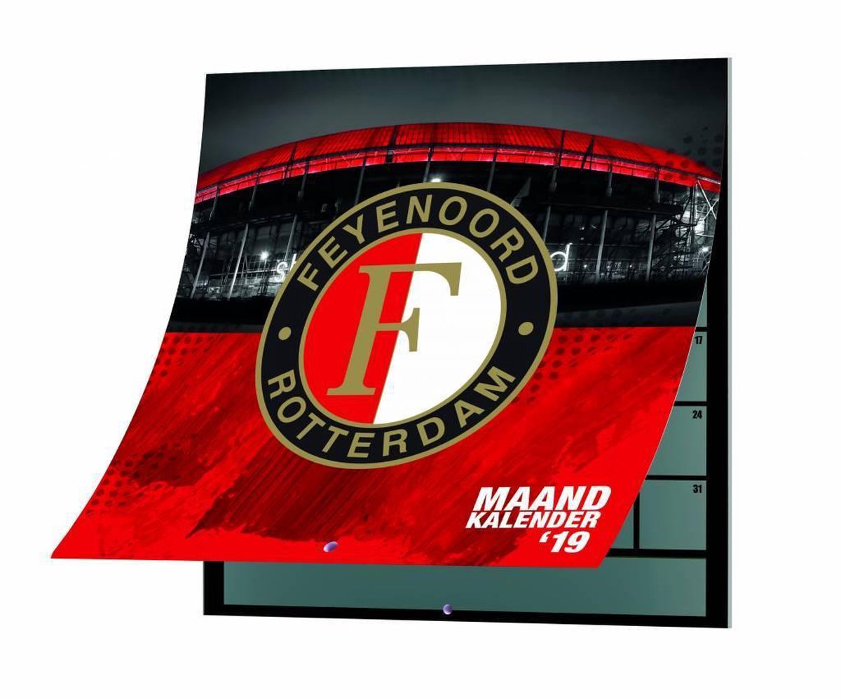 Maandkalender Feyenoord 2019 Vintage Kalender