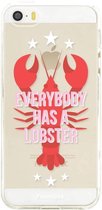 iPhone SE hoesje TPU Soft Case - Back Cover - Lobster / Kreeft