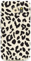Samsung Galaxy S6 Edge hoesje TPU Soft Case - Back Cover - Luipaard / Leopard print