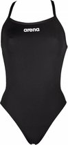 arena Solid Light Tech High One Piece Swimsuit Dames, black-white Maat DE 30 | US 26L