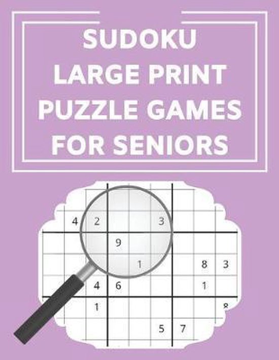 Sudoku large print puzzle games for seniors creativity hub 9781074449612 boeken bol