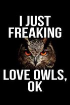 I Just Freaking Love Owls, Ok