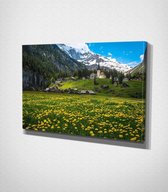 Greenish Landscape Canvas - 100 x 70 cm