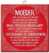 Paperdreams Slogan tegel - moeder
