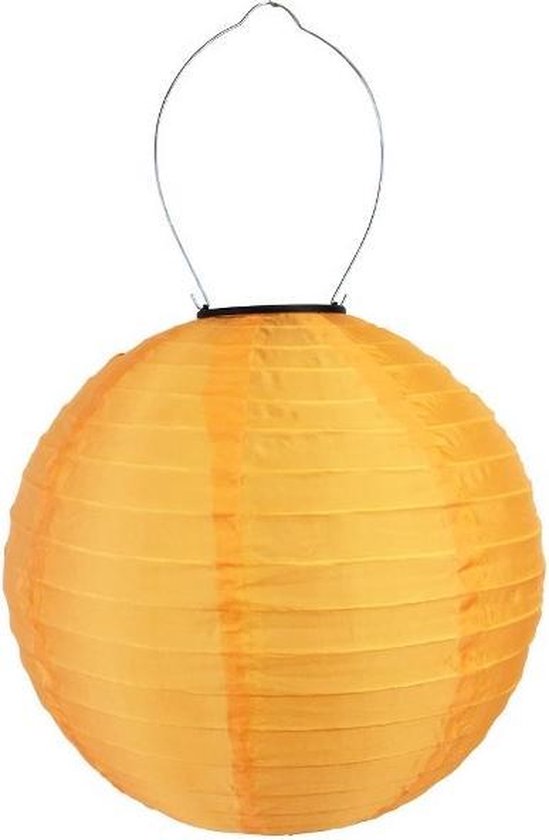 Lanternes Lanternes solaires orange 35 cm - rondes