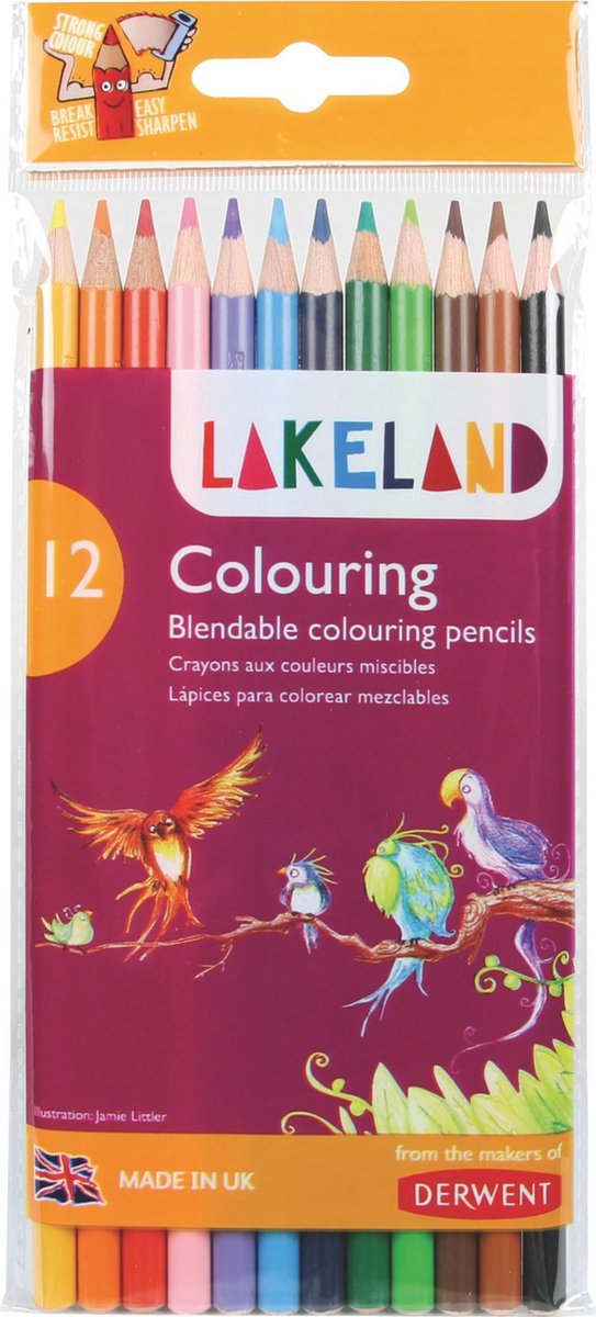 Derwent Pencil Lakeland Colouring assorted