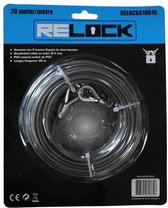 Relock - Staalkabel met 2 lussen - 20m x 4mm