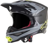 Alpinestars Crosshelm Supertech S-M10 Meta Black/Gray/Fluor Yellow-XL