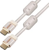 MaxTrack HDMI kabel - versie 2.0 (4K 60Hz HDR) / wit - 2 meter