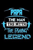 Papa The Man The Myth The Fishing Legend