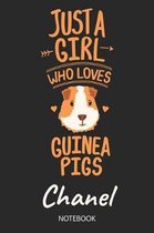 Just A Girl Who Loves Guinea Pigs - Chanel - Notebook