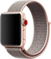 KELERINO. Sport Loop bandje geschikt voor Apple Watch 42/44/45 mm - Roze