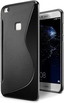 Huawei P10 Lite Zwart S-Line TPU siliconen case smartphone hoesje