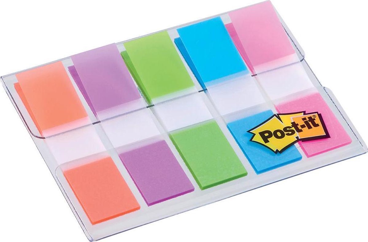 POST-IT Index - 5 kleuren - 11,9 x 43,2 mm - 100 tabs - Post-it