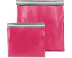 Plastic verzendzakken - Roze - 50 x 46 cm (L) - 100 micron (kleding - webshop) - 20 stuks