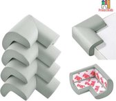 ProtectKids - Foam Tafelhoek voor scherpe hoek - Hoekbeschermers - 8 stuks - Grijs