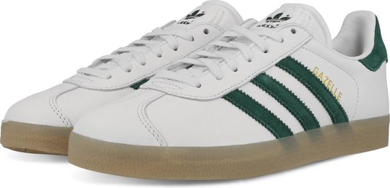 adidas GAZELLE S76226 - schoenen-sneakers - Unisex - wit - maat 41 | bol.com